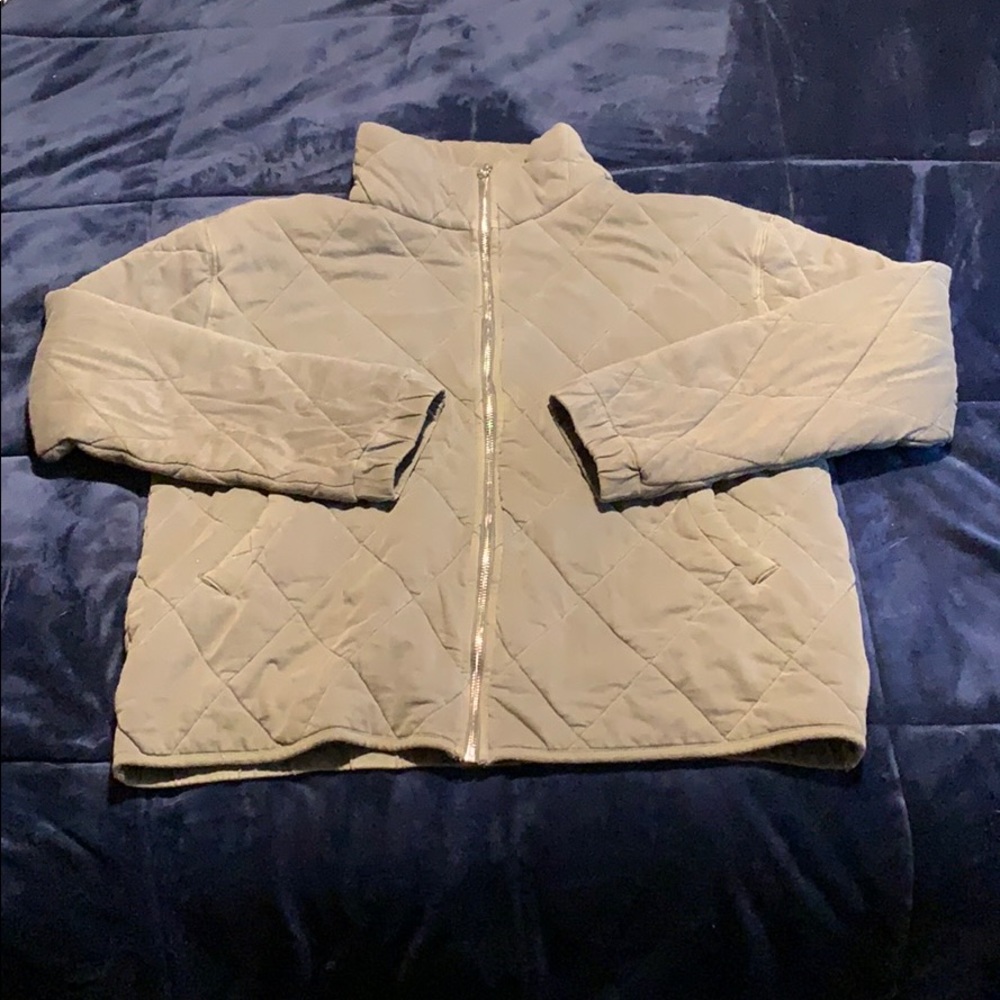 Quilted Zip-Up Jacket